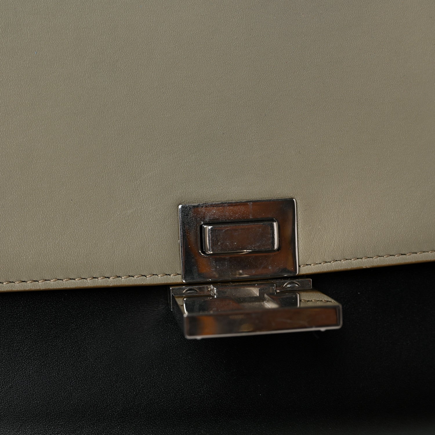 Celine Satin Calfskin Small Tri-Color Trapeze Alizarin 12 of 12