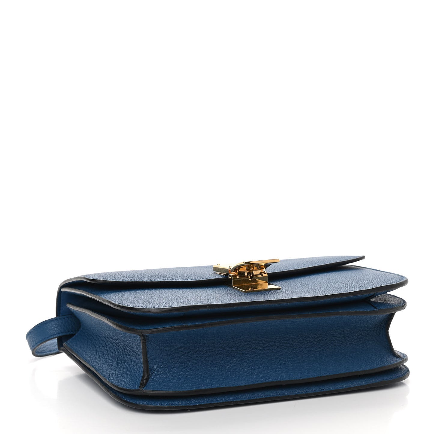 Goatskin Medium Classic Box Flap Bag Deepsea