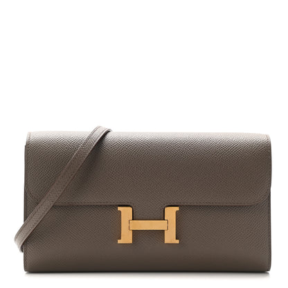 Hermes Epsom Constance Long To Go Wallet Etain 1 of 11