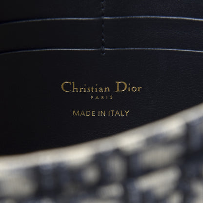 Christian Dior Oblique Saddle Chain Pouch Blue 6 of 10