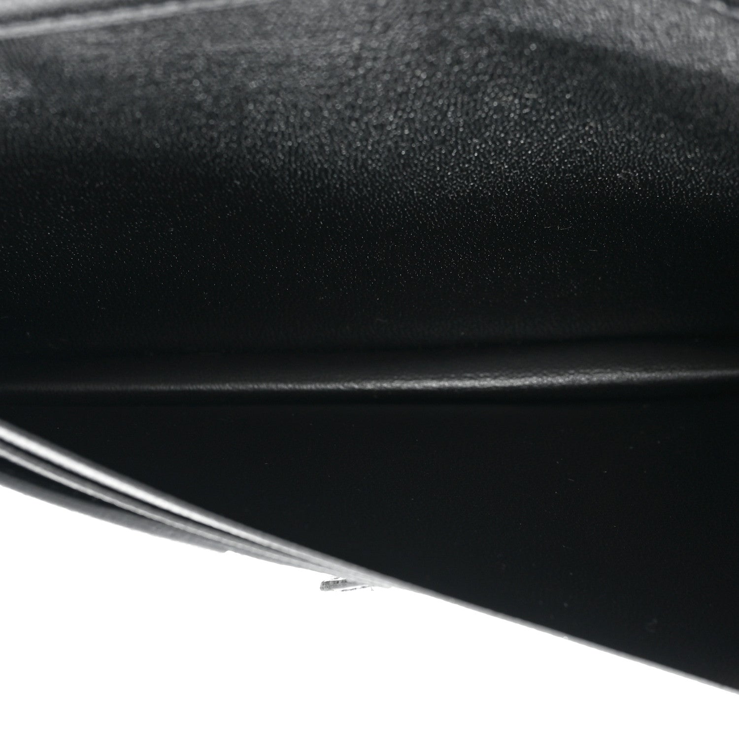 Hermes Matte Alligator Bearn Gusset Wallet Black 6 of 10