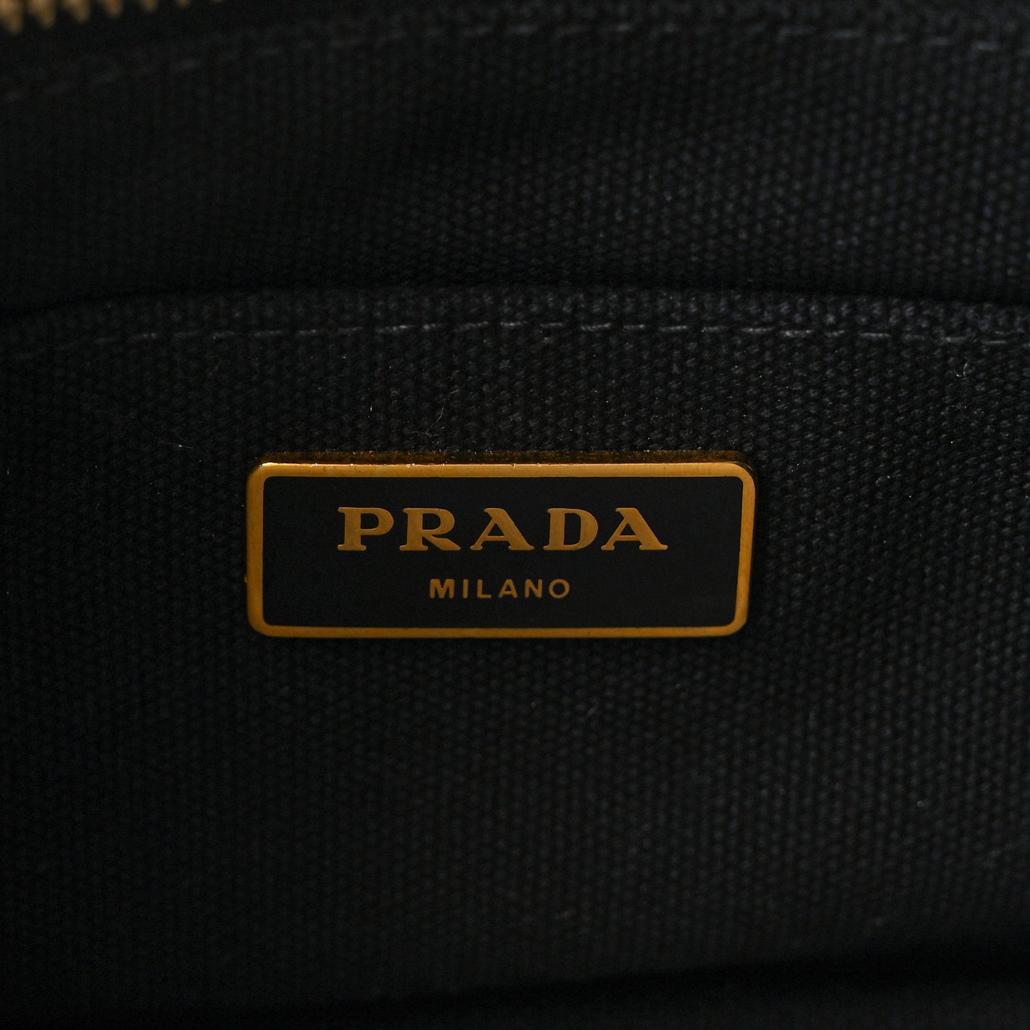 Canapa Small Logo Tote Black