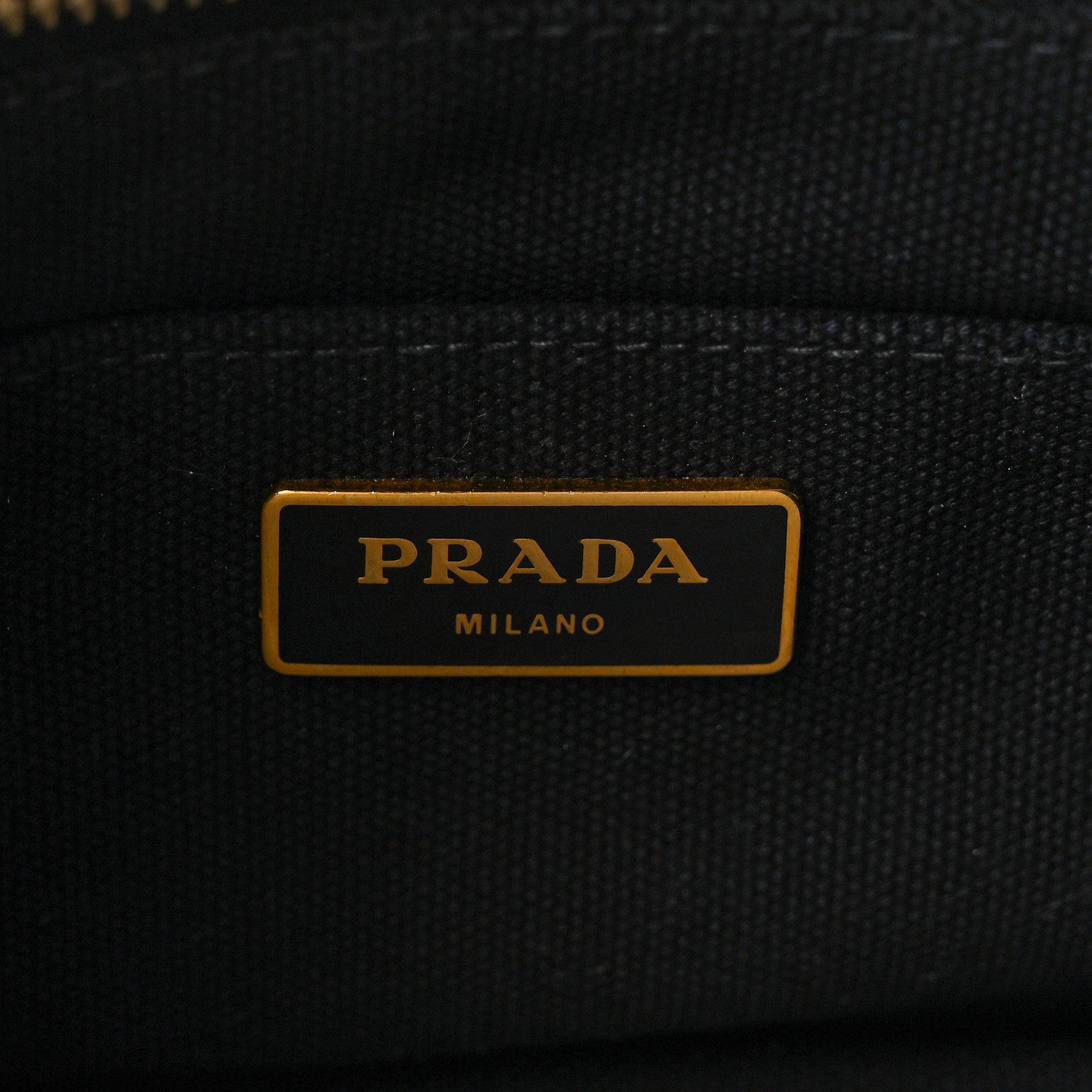 Prada Canapa Small Logo Tote Black 6 of 10