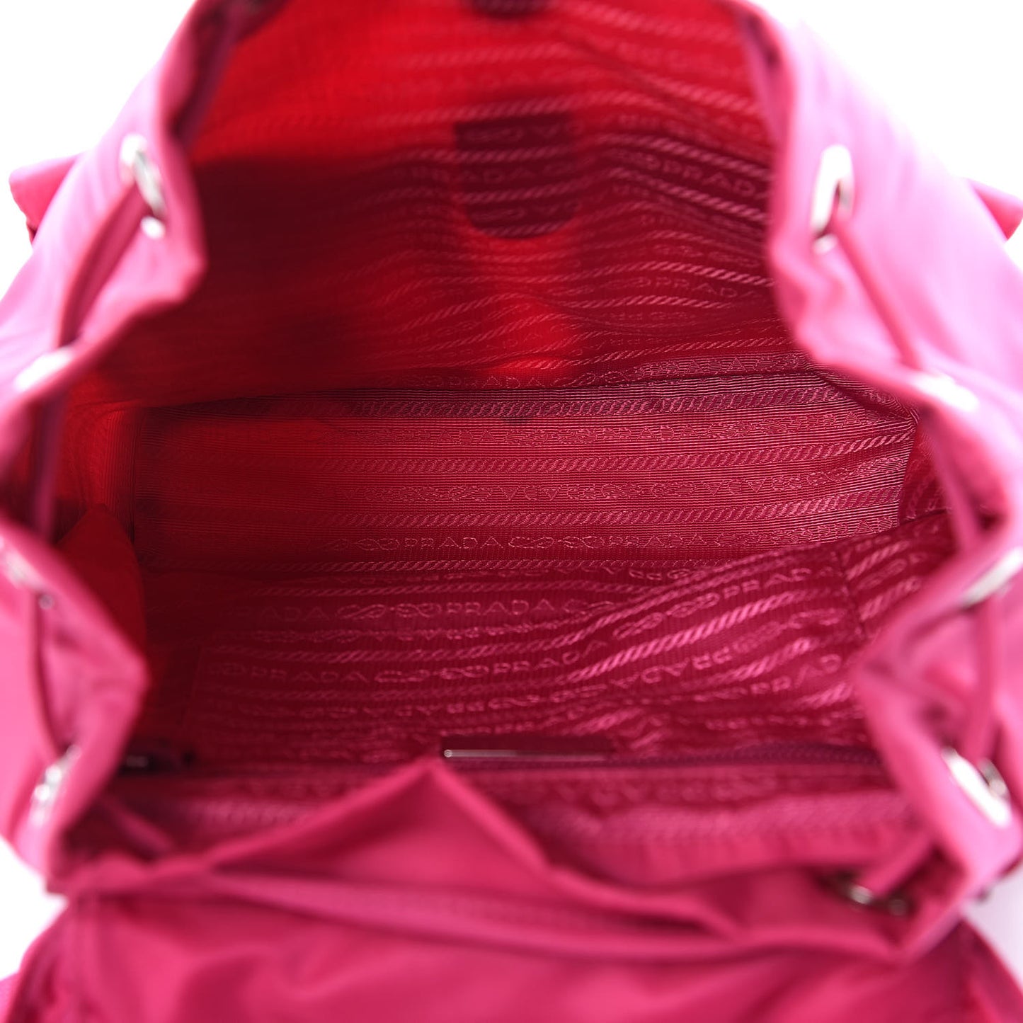 Nylon Vela Small Backpack Fuxia