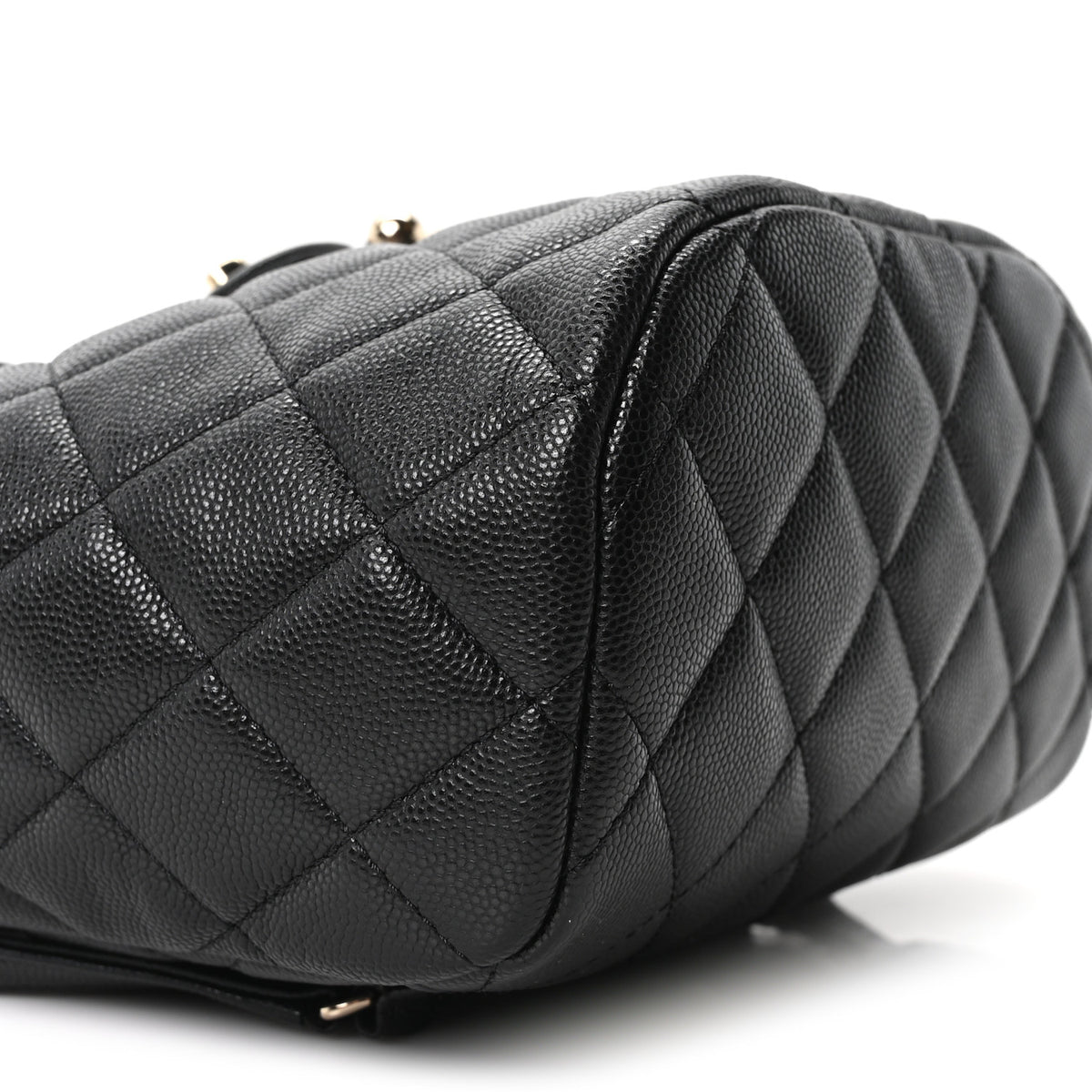 Caviar Quilted Mini Urban Spirit Backpack Black