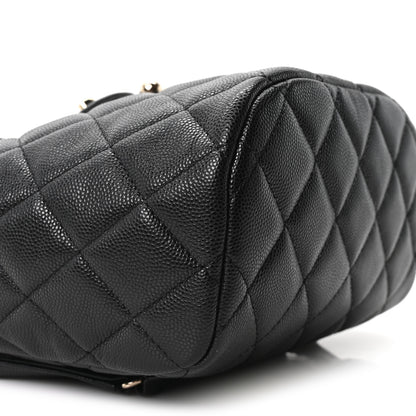 Chanel Caviar Quilted Mini Urban Spirit Backpack Black 9 of 10