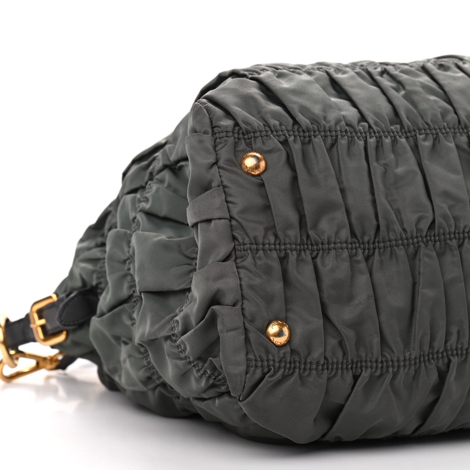 Prada Tessuto Nylon Gaufre Tote Fumo 17 of 18