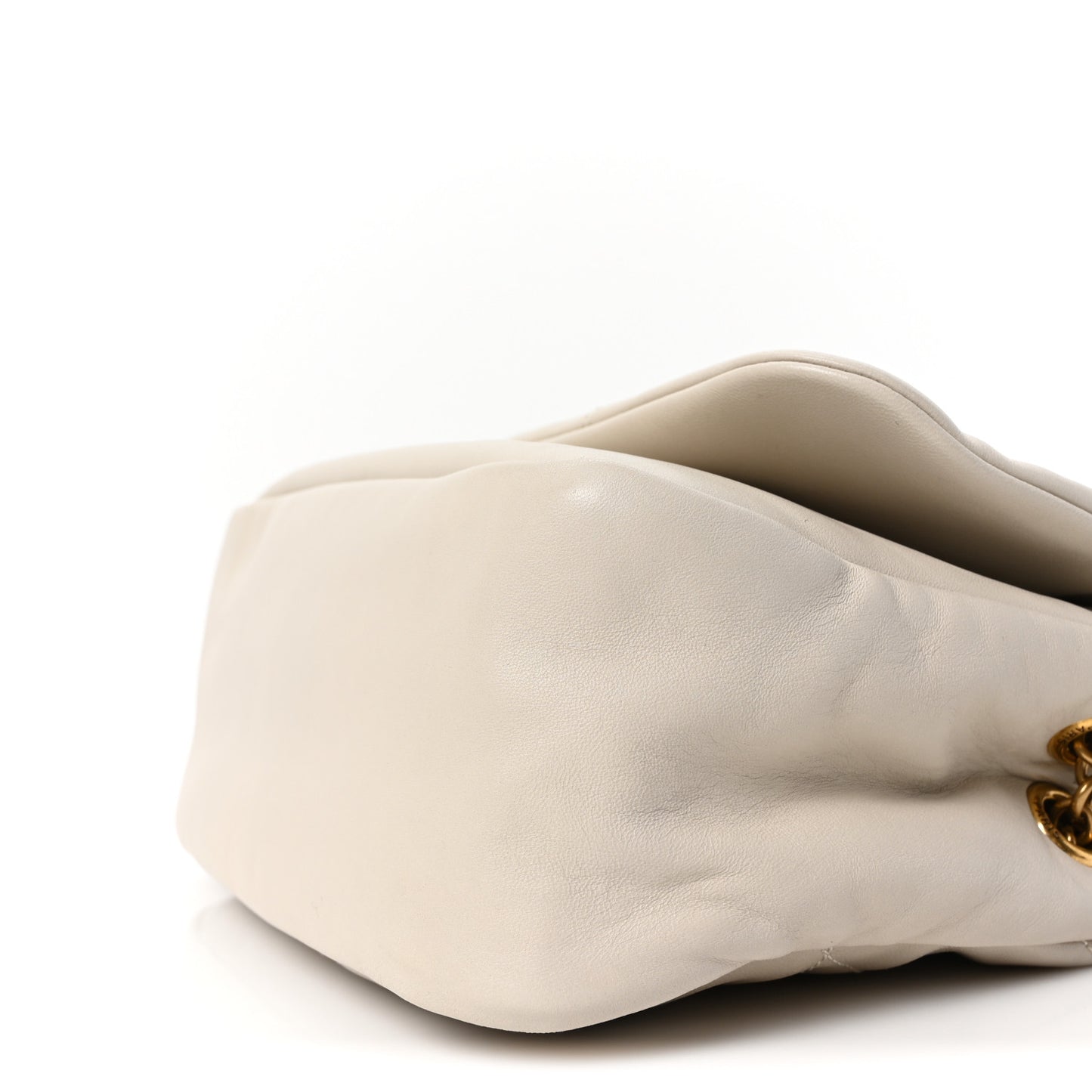 Lambskin Matelasse Monogram Small Jamie 4.3 Crema Soft