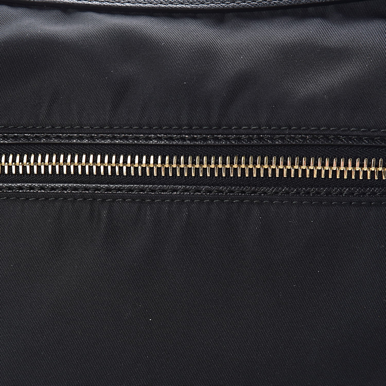 Prada Tessuto Nylon Saffiano Flat Messenger Bag Black 11 of 15