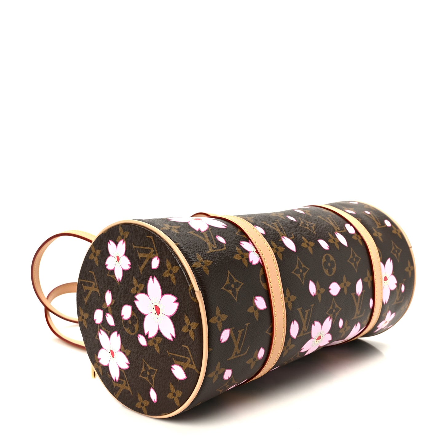 LV X TM Monogram Cherry Blossom Papillon Sakura Brown
