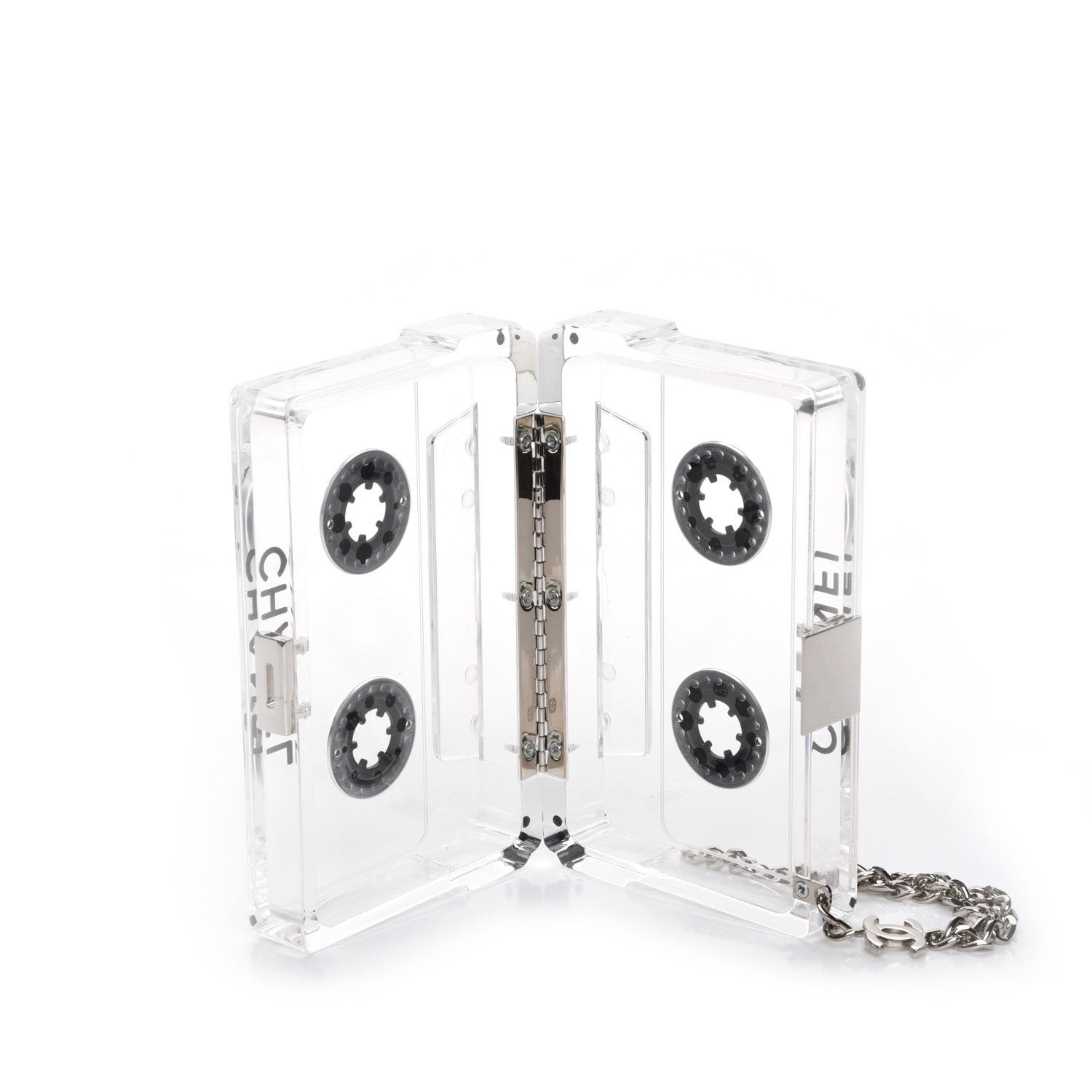 Chanel Lucite Cassette Clutch 6 of 8