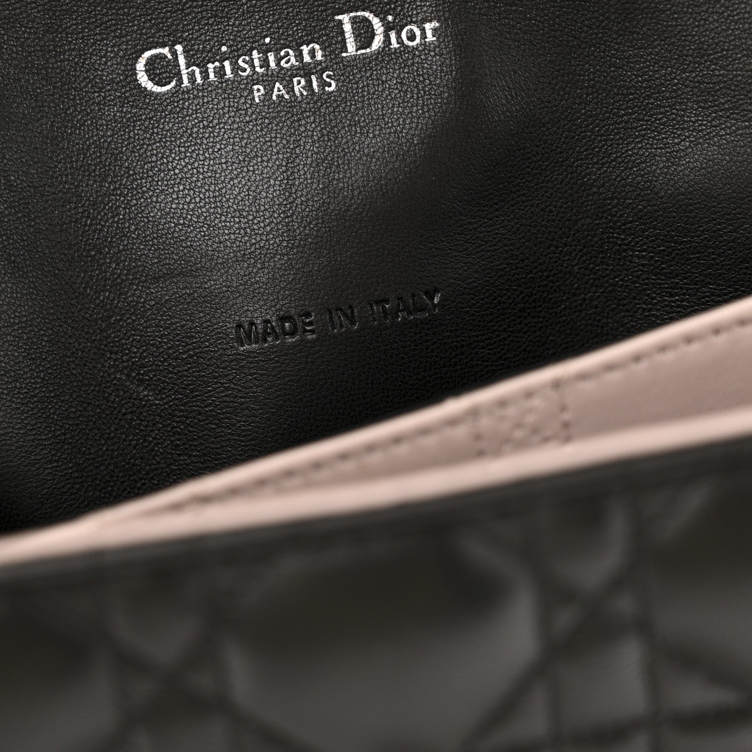 Christian Dior Lambskin Cannage Medium Miss Dior Flap Black 7 of 15