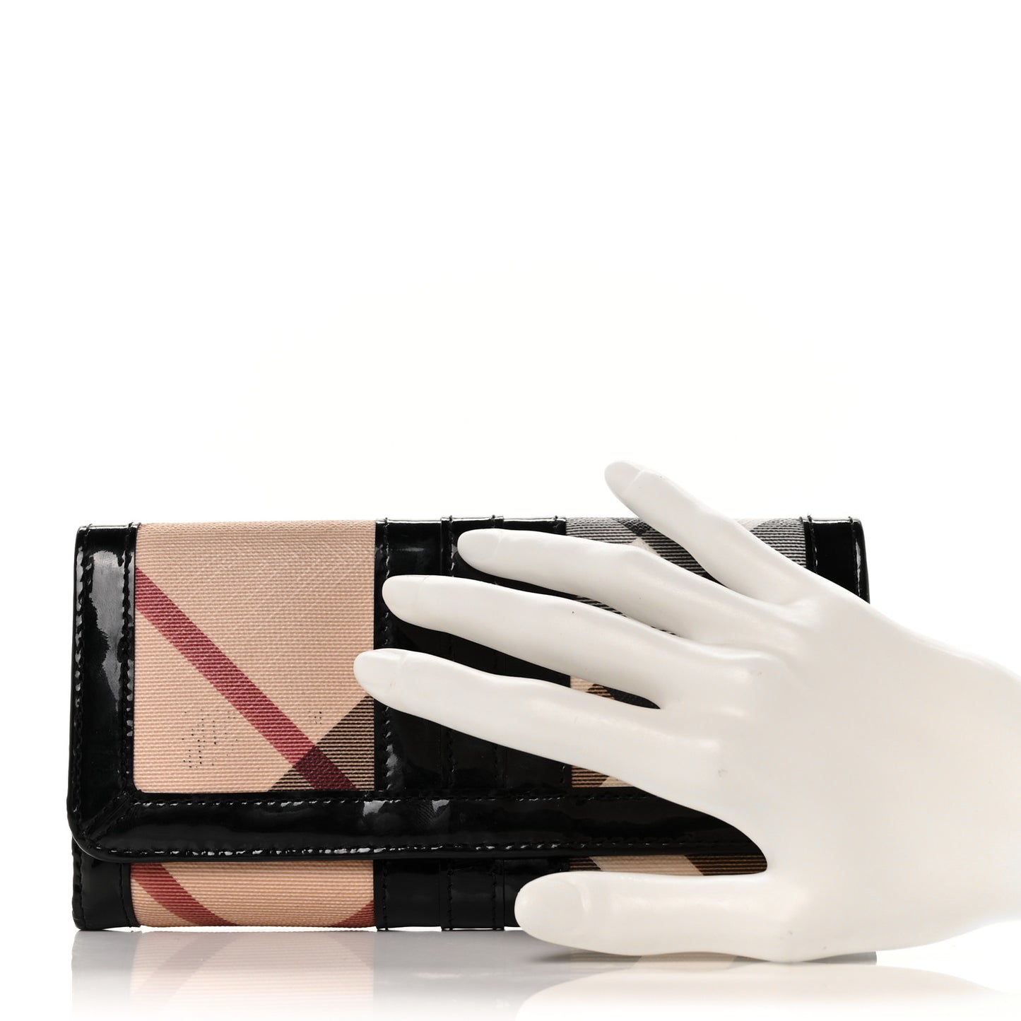 Nova Check Penrose Continental Wallet Black