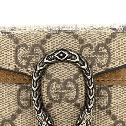 Gucci GG Supremem Monogram Suede Cudu Dionysus AirPods Case Beige Ebony Taupe 7 of 11