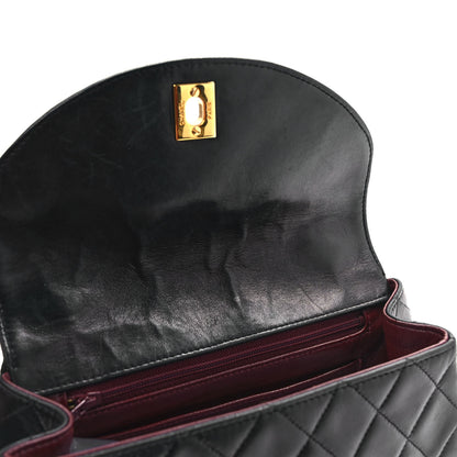 Chanel Lambskin Quilted CC Flap Shoulder Bag Black 11 of 11