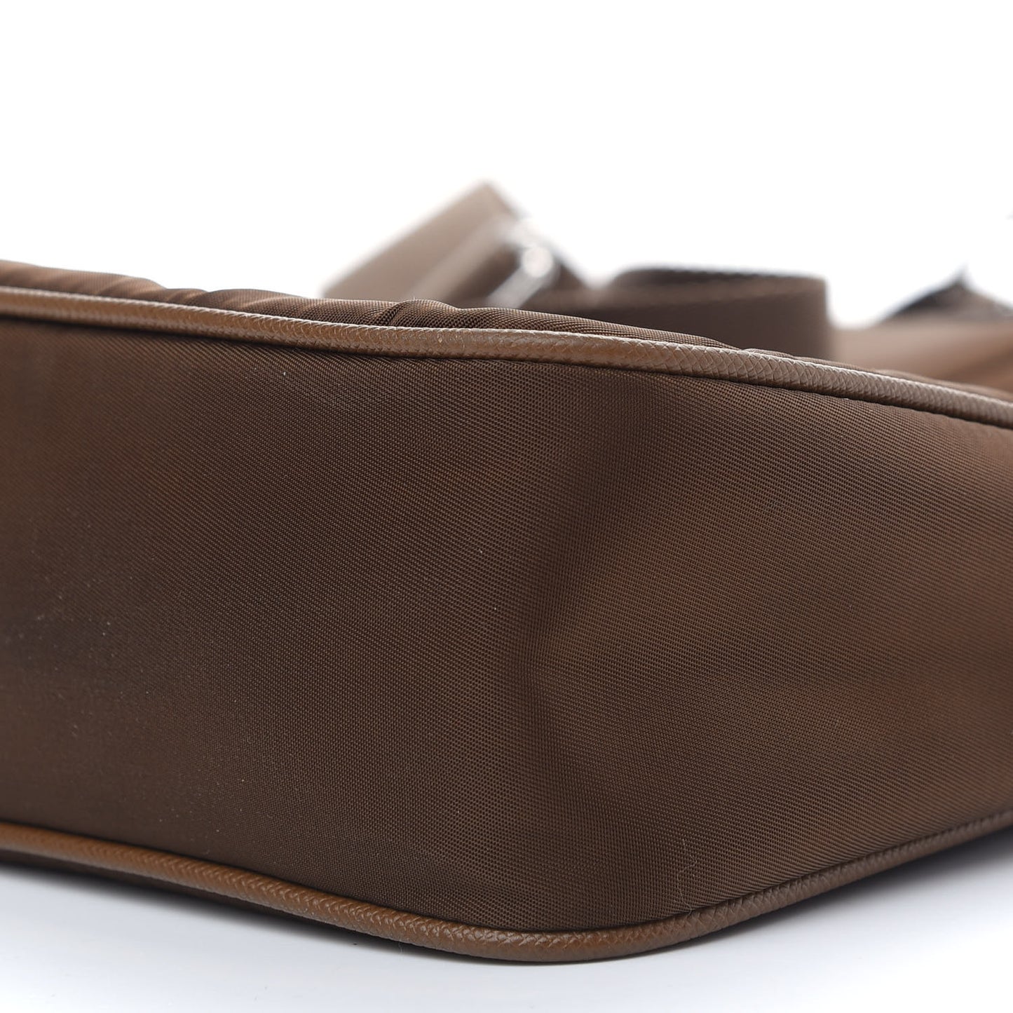 Tessuto Nylon Saffiano Re-Edition 2005 Shoulder Bag Cacao