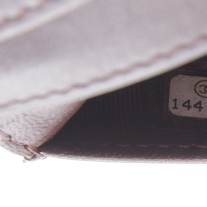 Chanel Lambskin Quilted Yen Wallet Black 7 of 7
