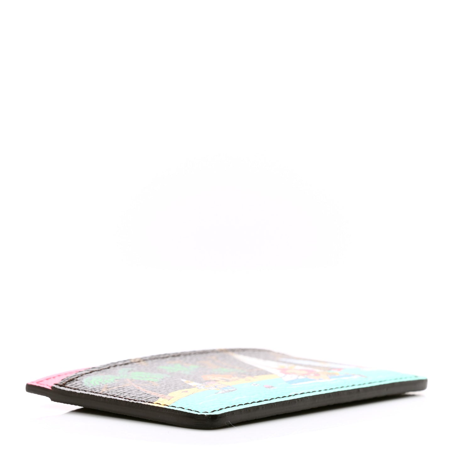 Monogram 2023 Christmas Animation Sailing Vivienne Cardholder Dragonfruit Pink