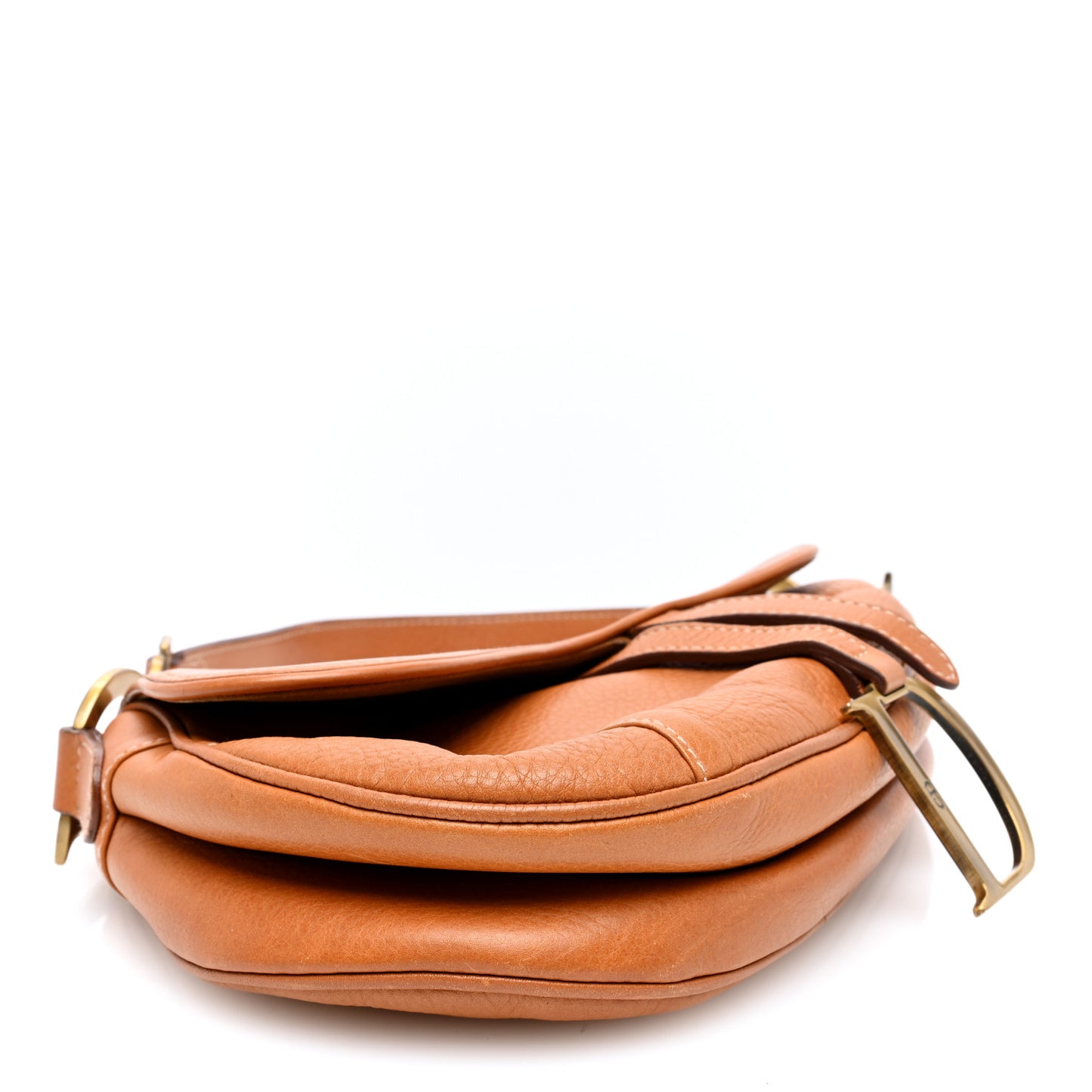 Calfskin Saddle Bag Tan