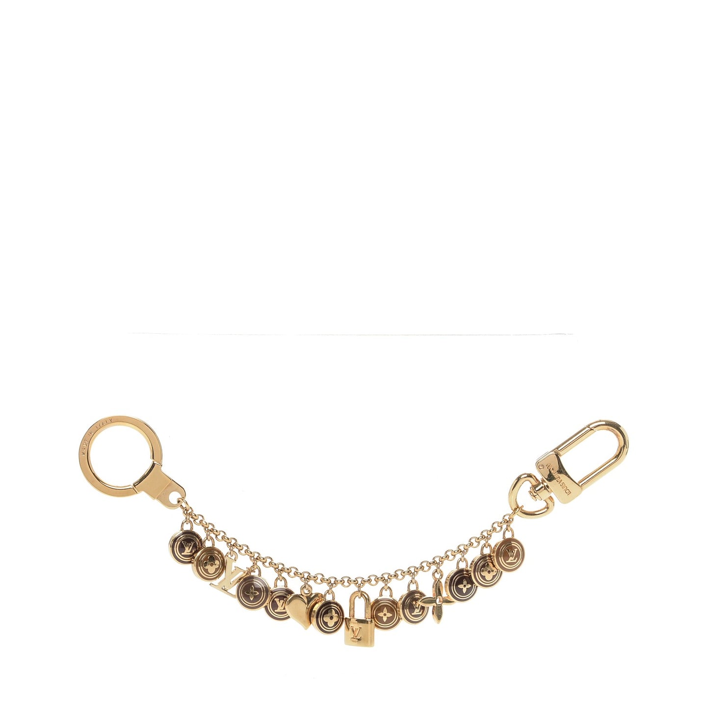 Pastilles Key Chain Bag Charm Brown