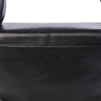 Chanel Caviar Flap Shoulder Bag Black 12 of 17