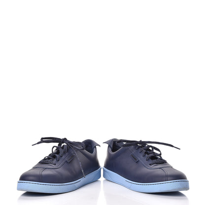 Chanel Calfskin Mens Sneakers 46 Navy 5 of 14