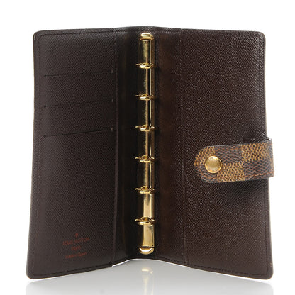 Louis Vuitton Damier Ebene Small Ring Agenda Cover 5 of 7