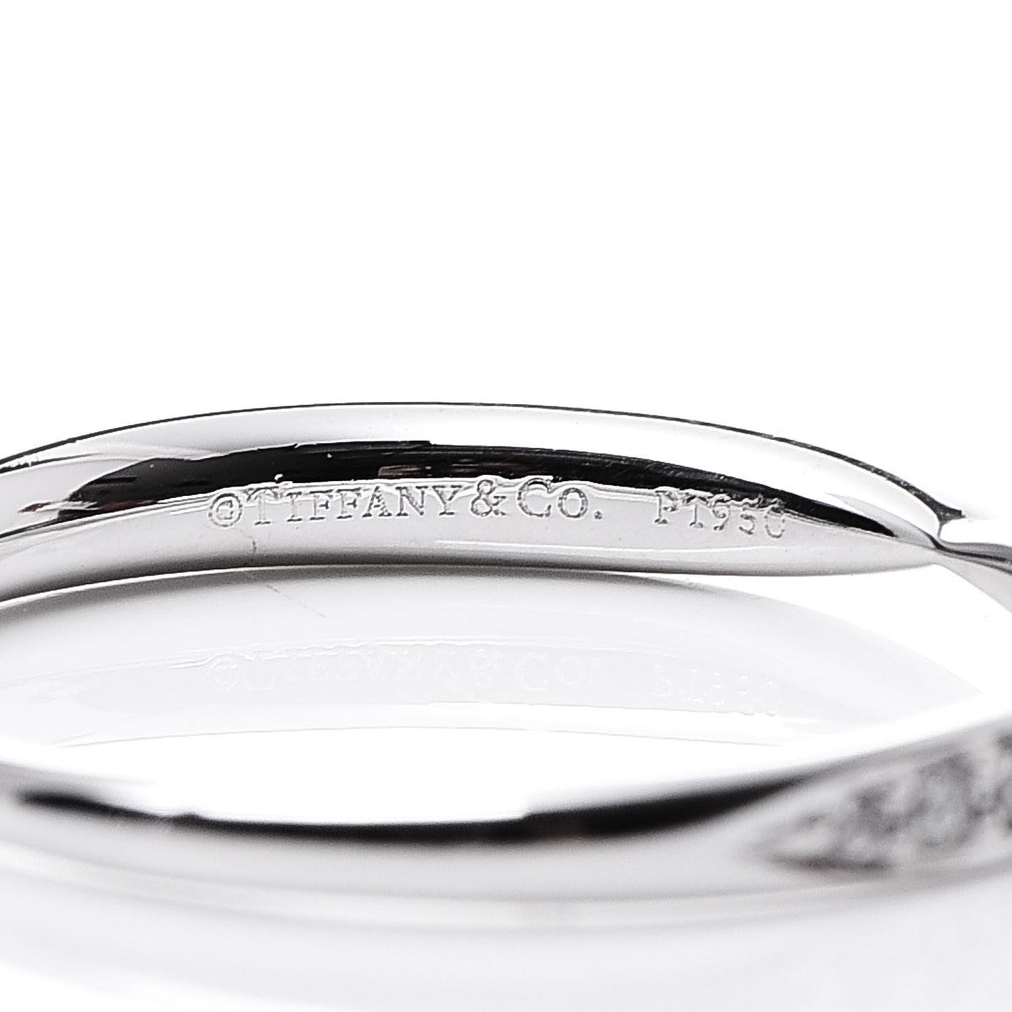 Platinum Diamond Harmony Bead-set Band Ring 50 5.5