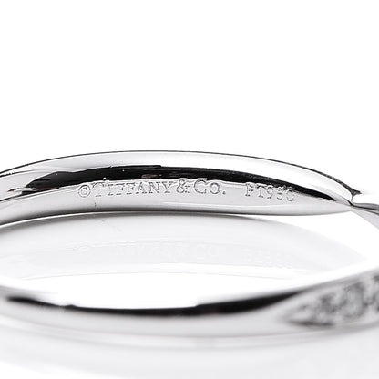 Tiffany Platinum Diamond Harmony Bead-set Band Ring 50 5.5 5 of 6