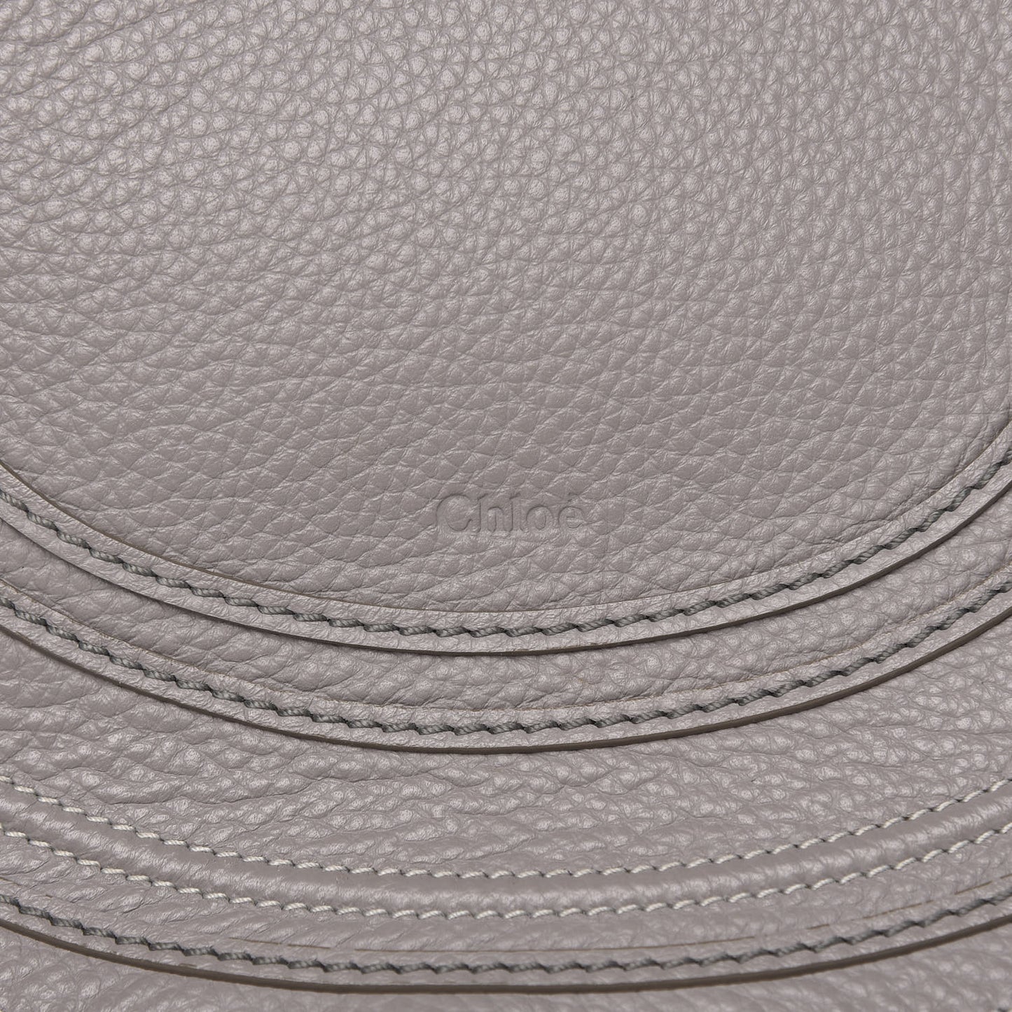Calfskin Medium Marcie Round Crossbody Bag Cashmere Grey
