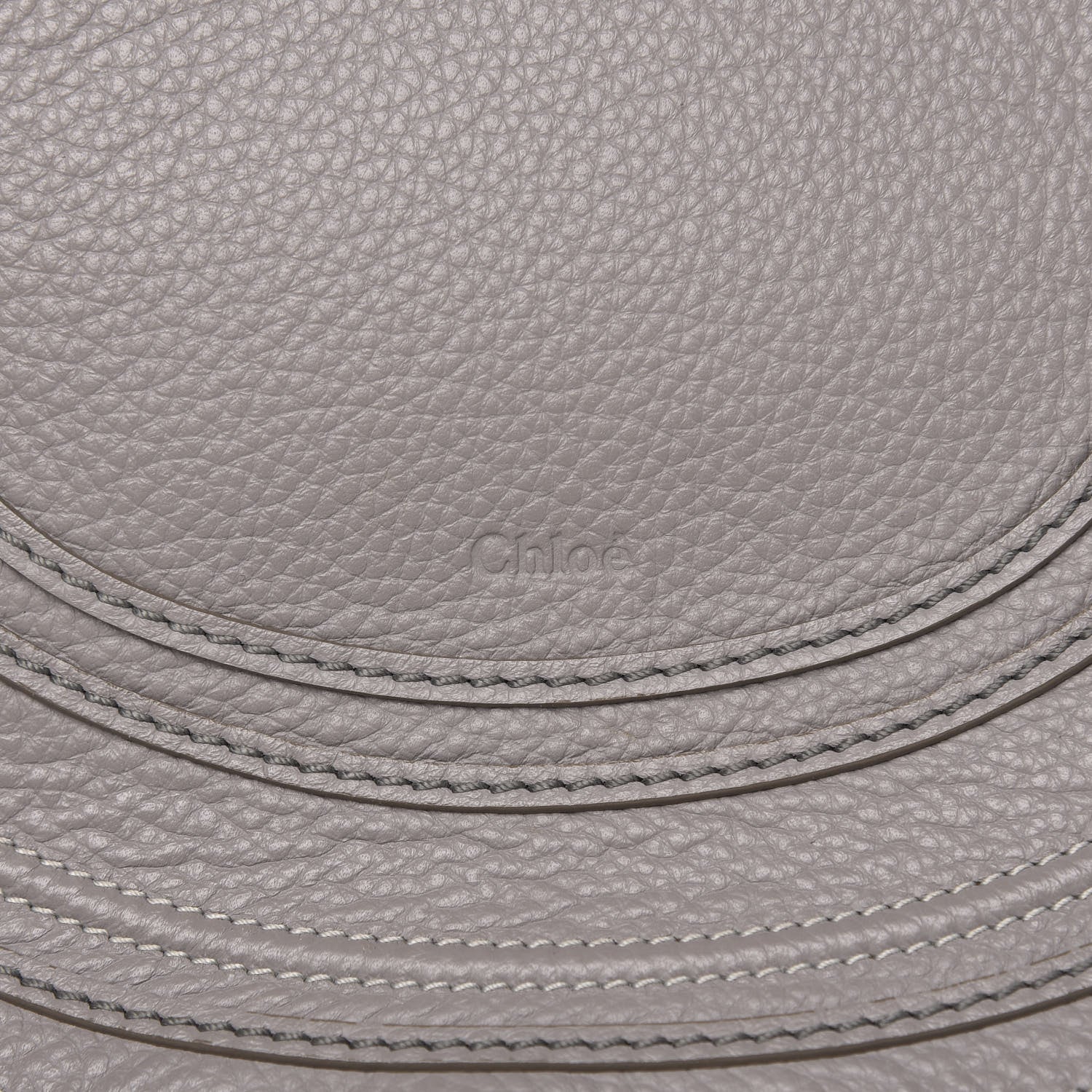 Chloe Calfskin Medium Marcie Round Crossbody Bag Cashmere Grey 12 of 13