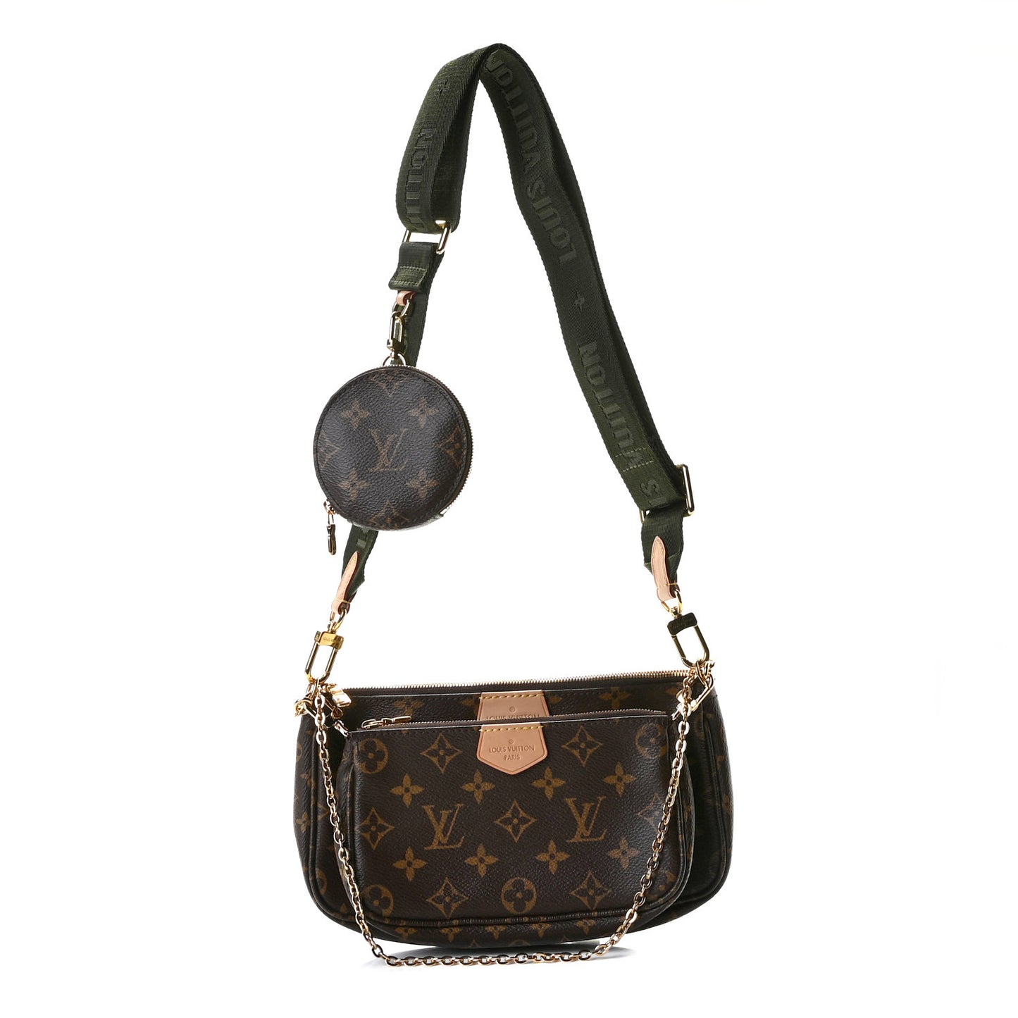 Monogram Multi Pochette Accessories Kaki