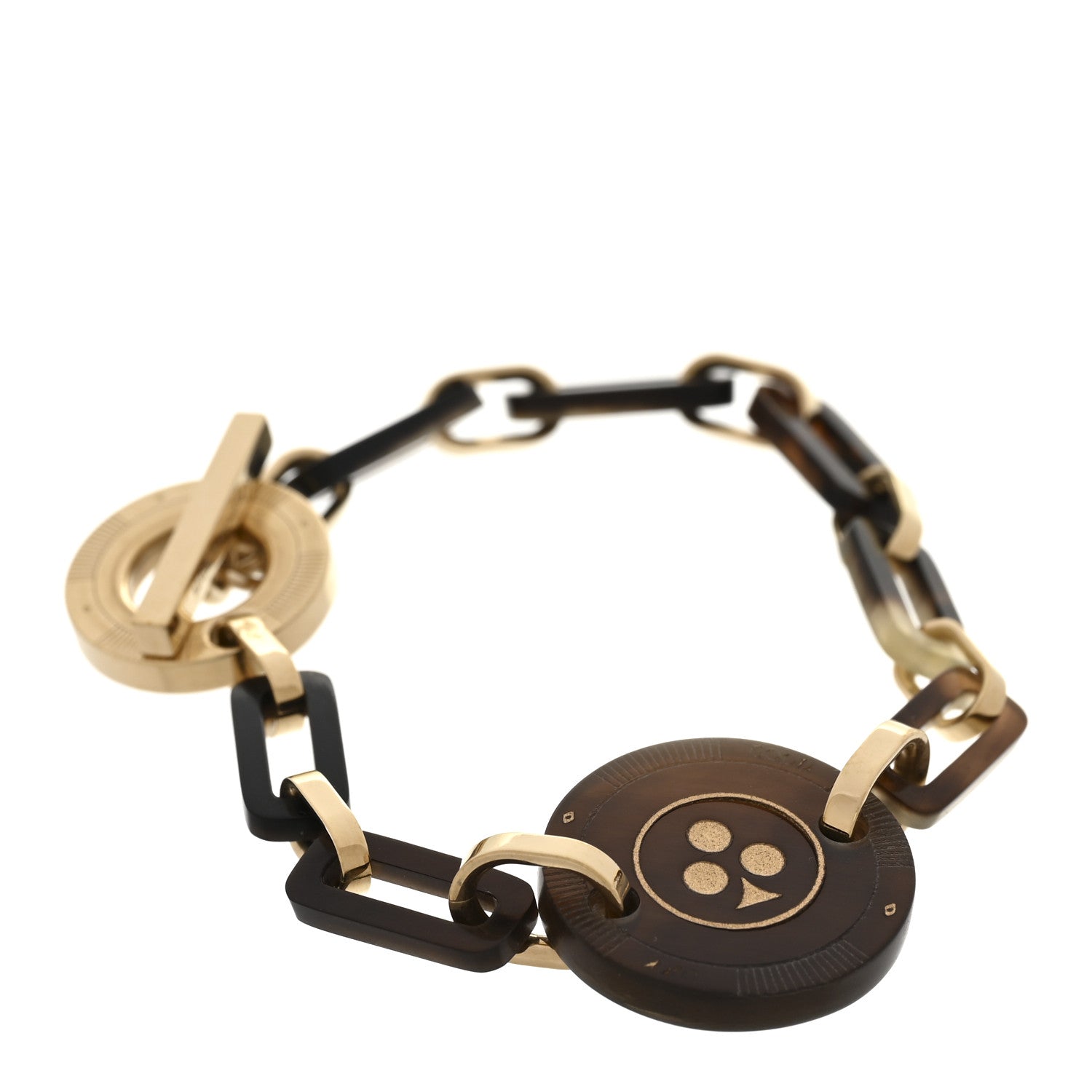 Hermes Metal Horn Faites Vos Jeux Bracelet T2 1 of 6