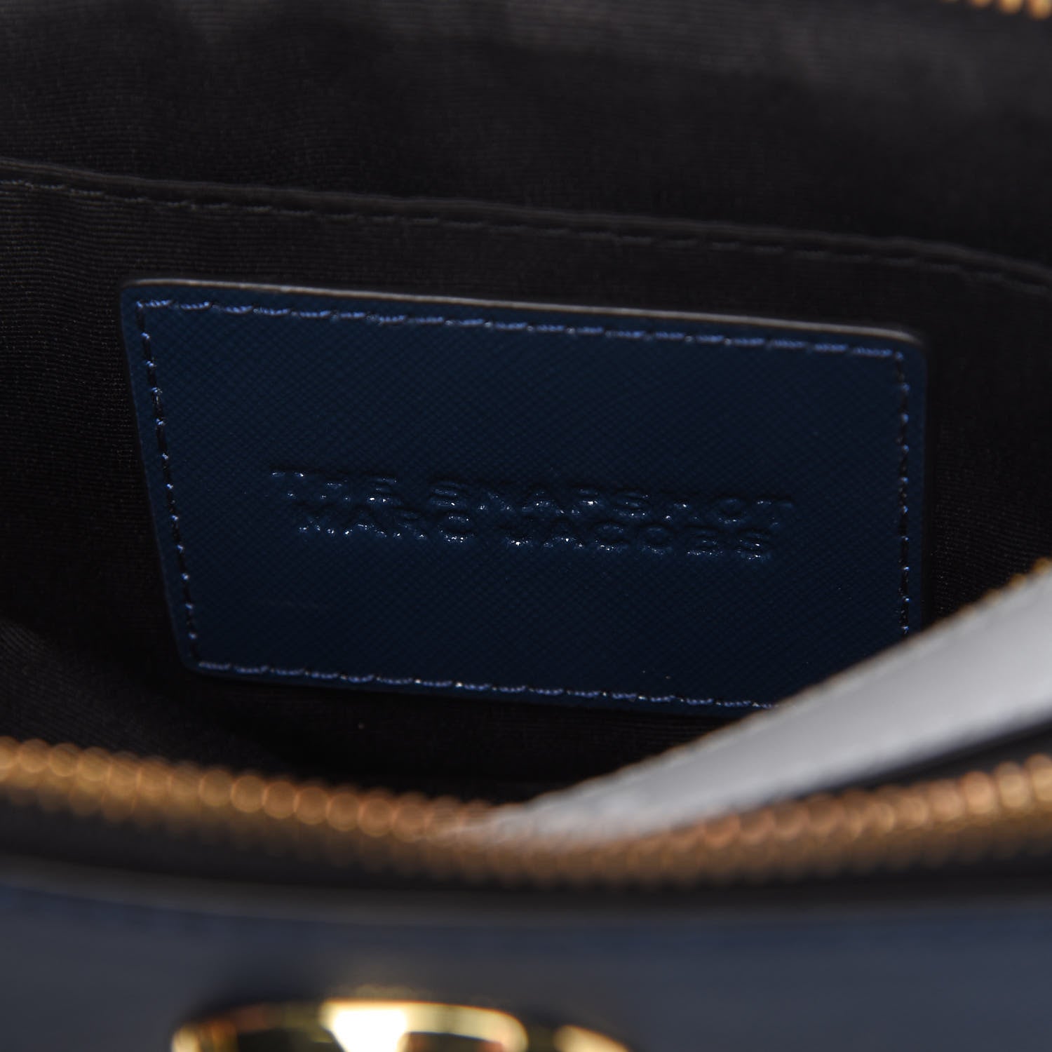 Marc Jacobs Saffiano Small Snapshot Camera Bag Blue Sea 8 of 10