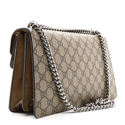 Gucci GG Supreme Monogram Small Dionysus Shoulder Bag Taupe 3 of 14