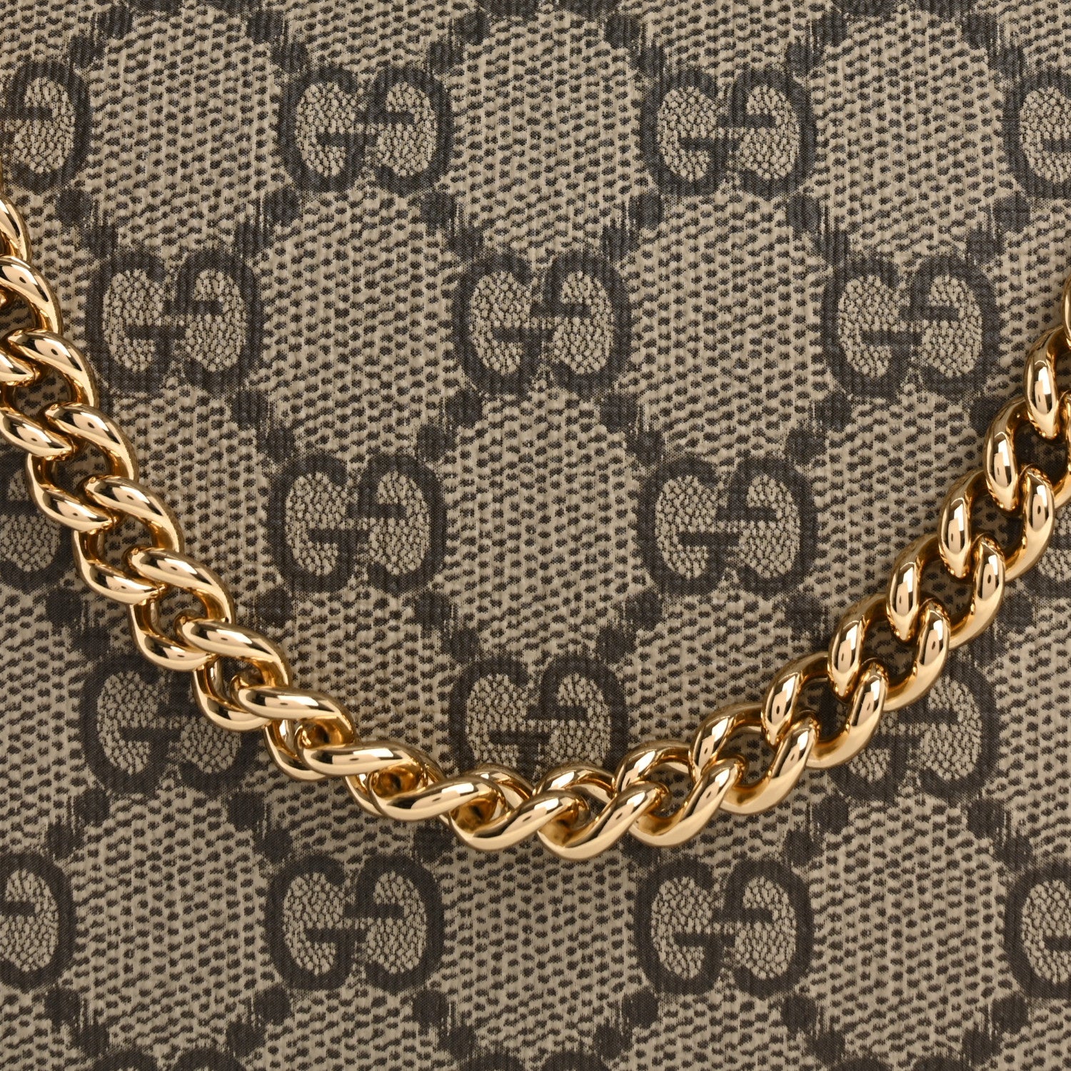 Gucci GG Supreme Monogram Wrist Wallet  Brown 8 of 11