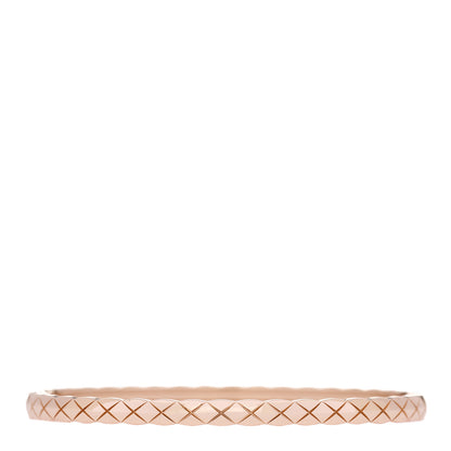 Chanel 18K Beige Gold Mini Coco Crush Bangle Bracelet S 1 of 4