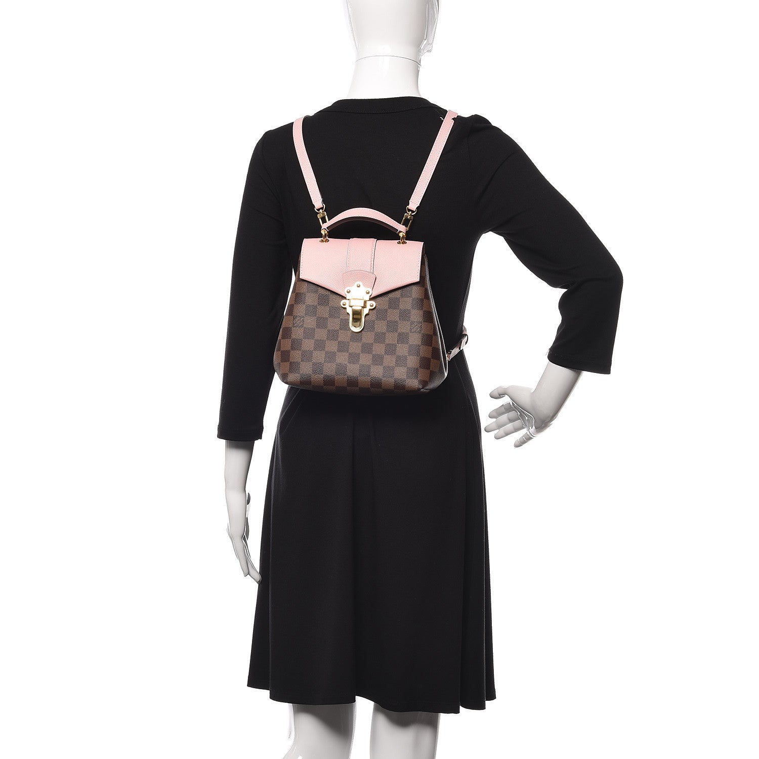 Louis Vuitton Damier Ebene Clapton Backpack Magnolia 2 of 9