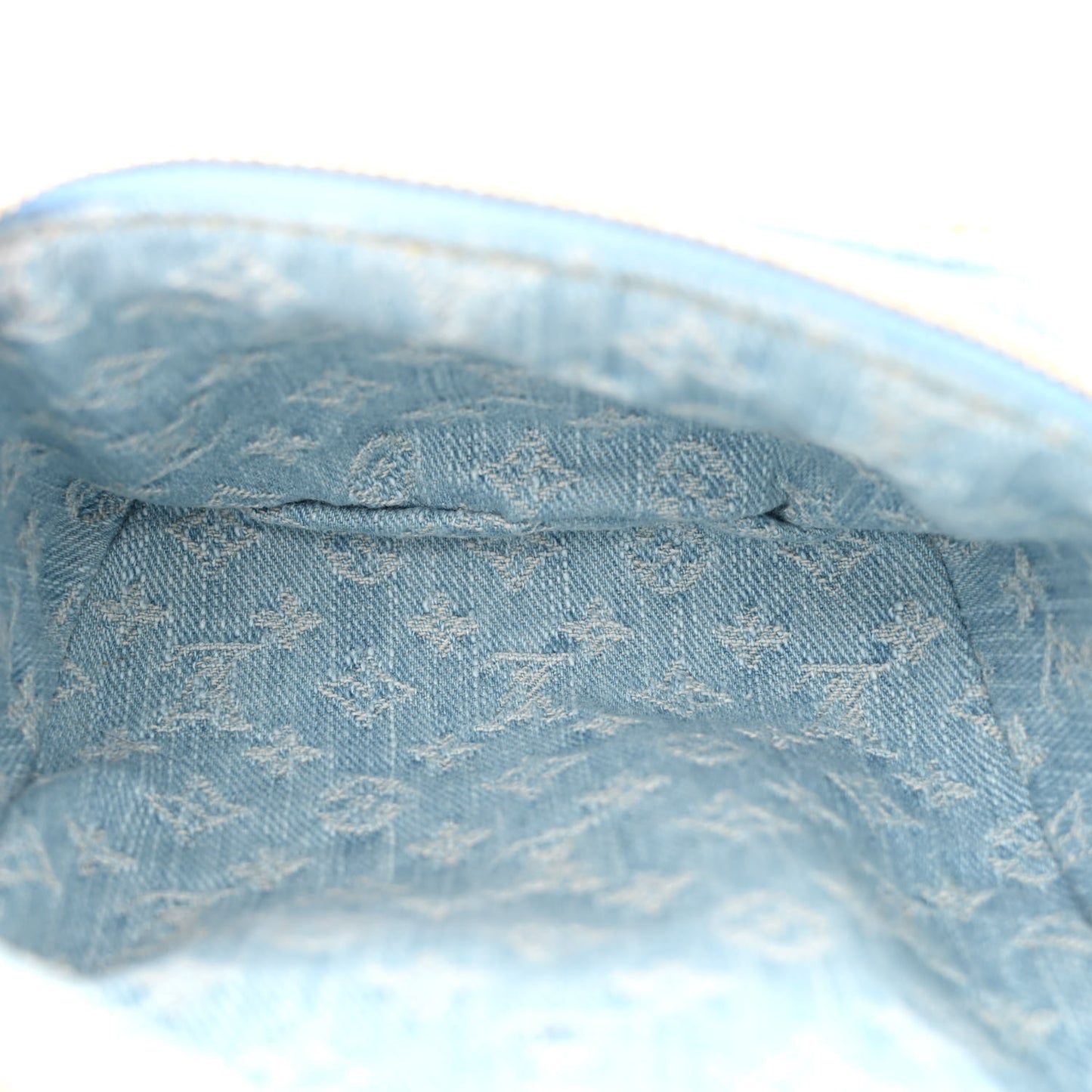 Monogram Denim Mini Bumbag Sky Blue