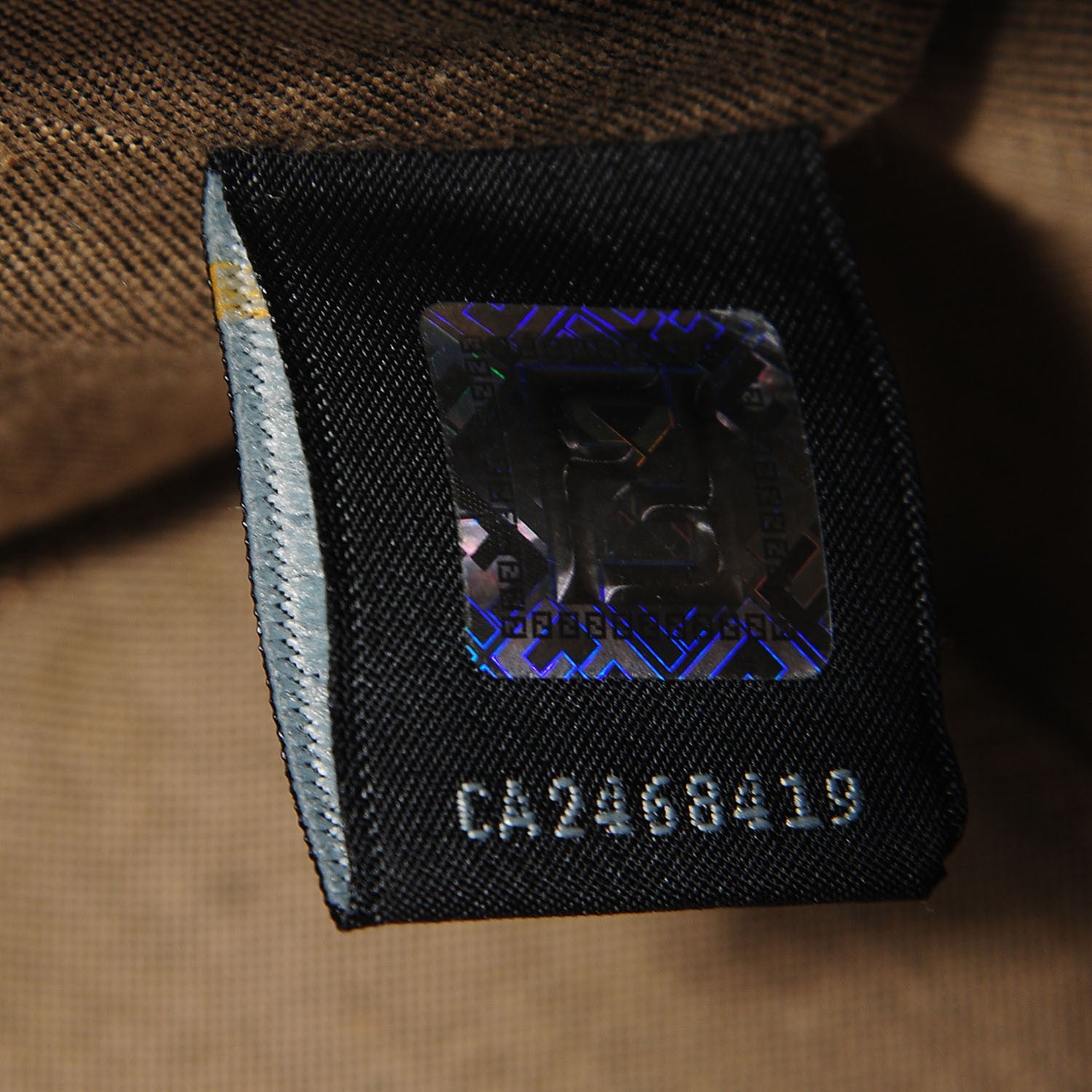 Fendi Zucchino Spalmati FF Multicolor Pochette White Multicolor 8 of 9