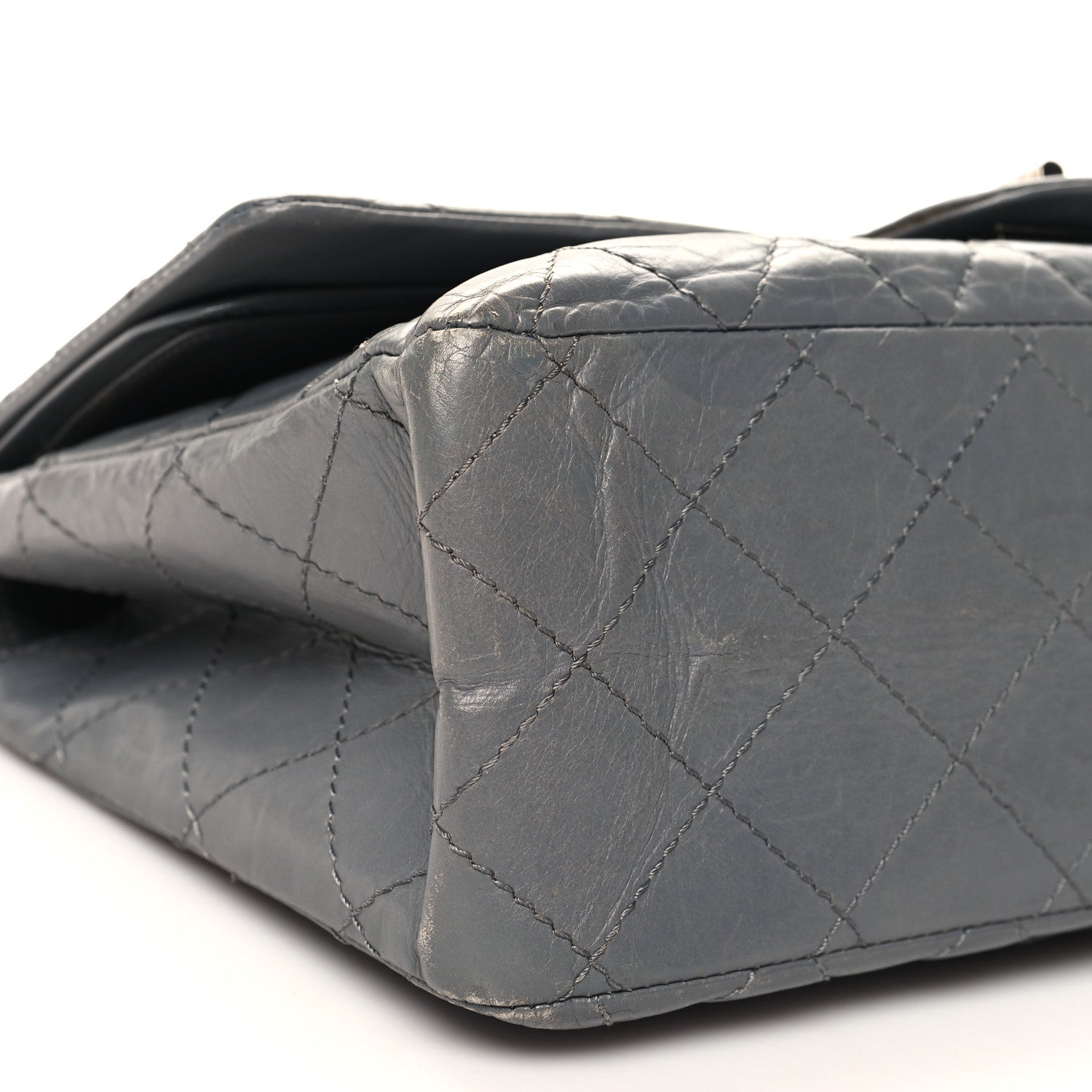 Chanel Aged Calfskin Quilted 2.55 Reissue 227 Flap Grey 9 of 11