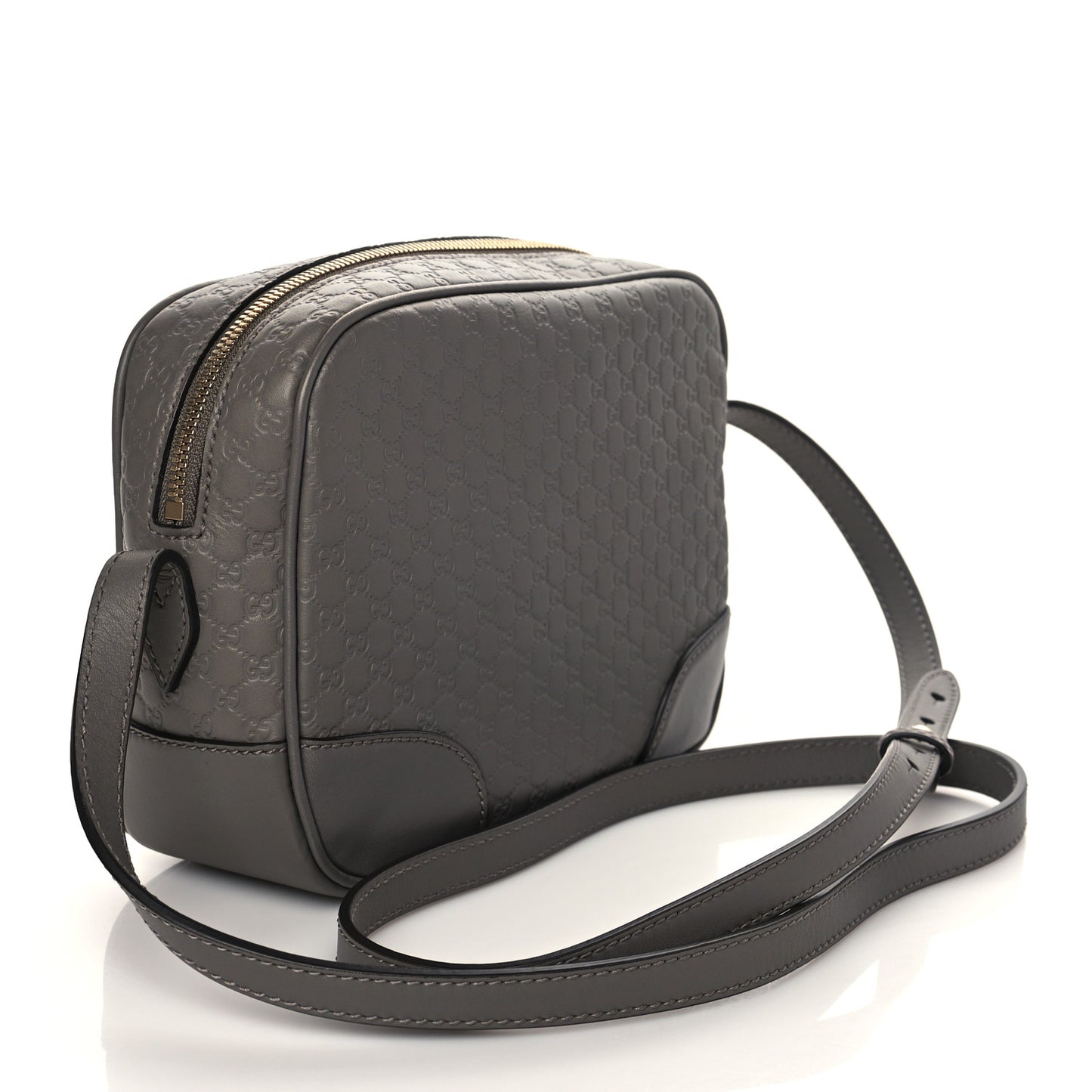 Microguccissima Mini Bree Messenger Bag Grey