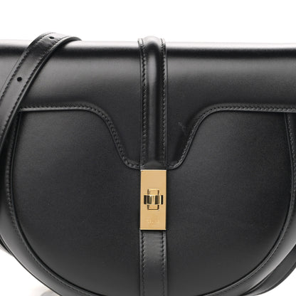 Celine Satinated Calfskin Medium Besace 16 Black 7 of 16