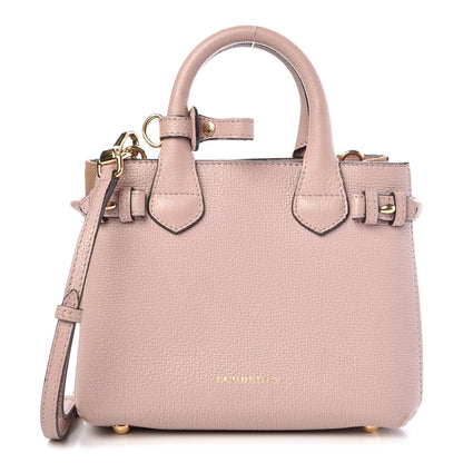 Burberry Grainy Calfskin House Check Baby Banner Tote Pale Orchid 1 of 13
