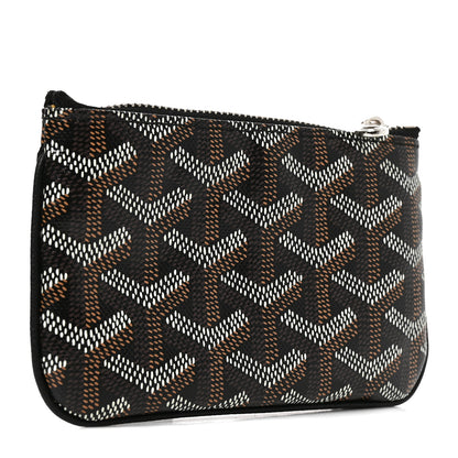 Goyard Goyardine Nano Senat Key Pouch Black Gold 3 of 7