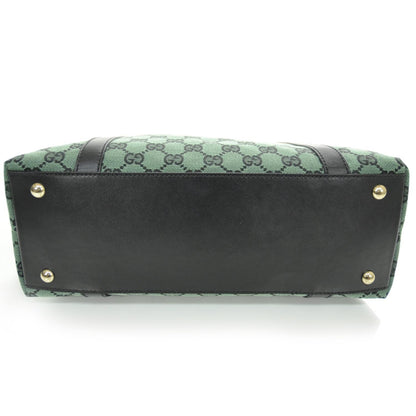 Gucci Monogram Abbey Tote Green 4 of 9