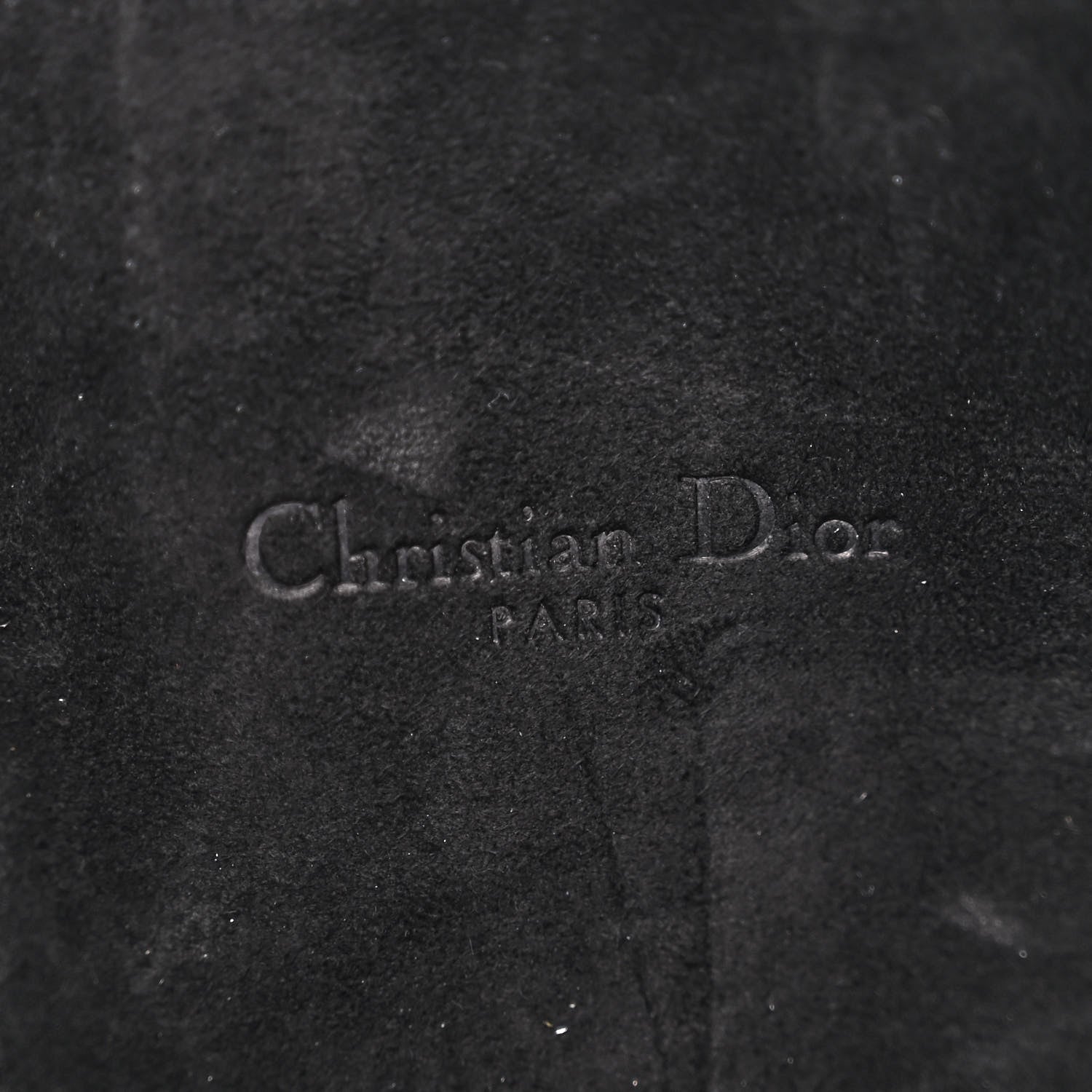 Christian Dior Grained Calfskin Caro Double Pouch Black 7 of 13