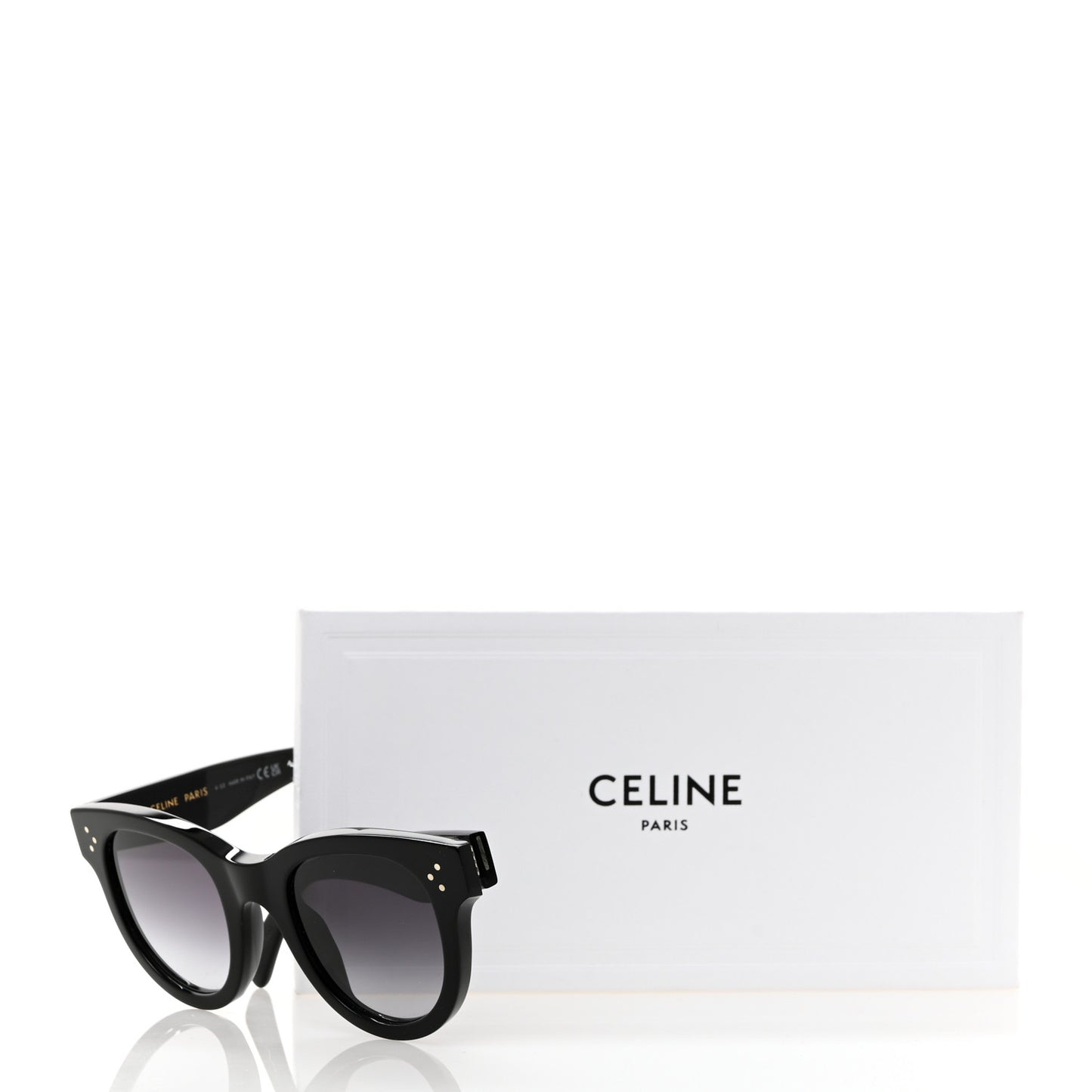 Acetate Round Sunglasses CL4003IN Black