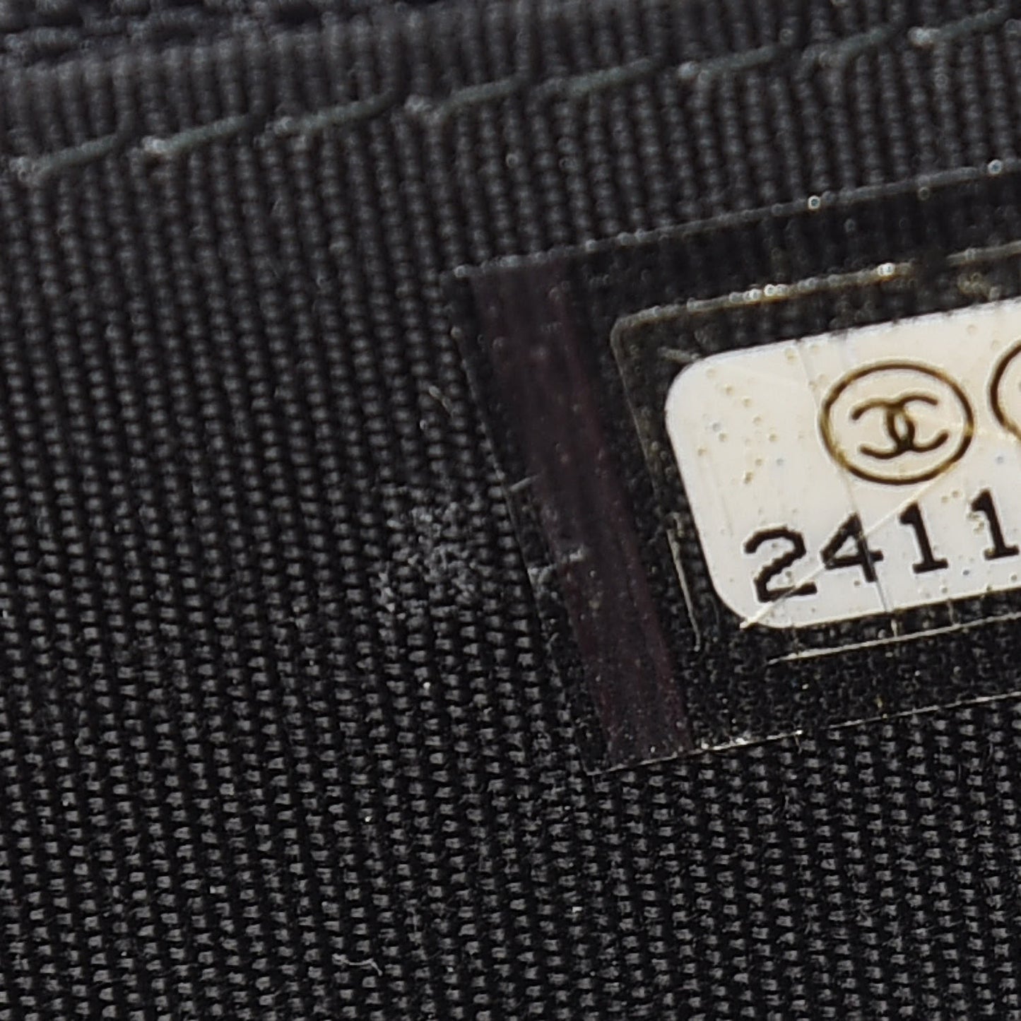 Calfskin Quilted Small Diamond CC Zip Around Wallet Black