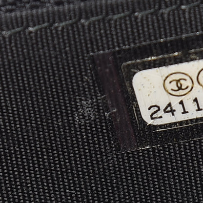 Chanel Calfskin Quilted Small Diamond CC Zip Around Wallet Black 8 of 8